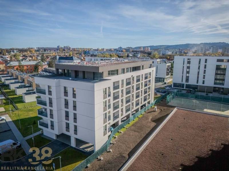 A new apartment complex in Poprad with views of 2-bedroom apartments and the surroundings.