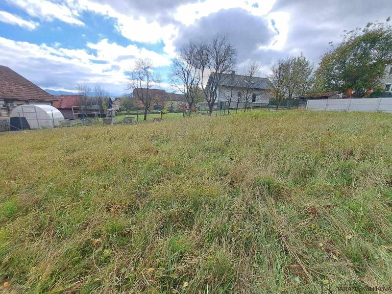 A plot of land with a grassy surface and trees, ideal for living in a quiet location.