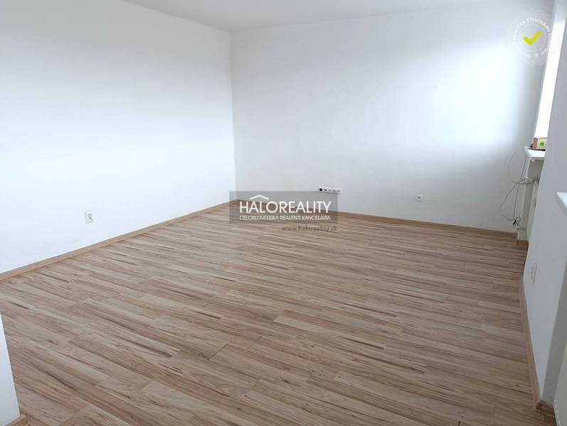 An empty room with a wooden decor floor in a studio apartment, ready for furnishing.