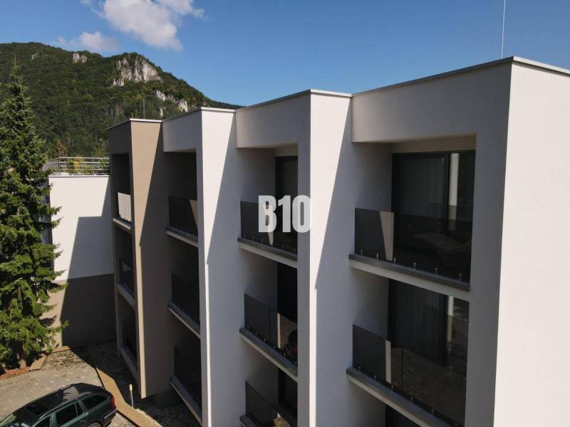Apartment complex on M. R. Štefánik Street in Rajecké Teplice, surrounded by nature.