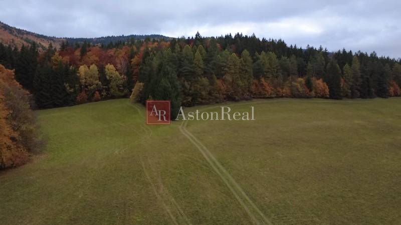 Autumn forests and meadows in the Čertov area, Lazy pod Makytou, ideal recreational plots.