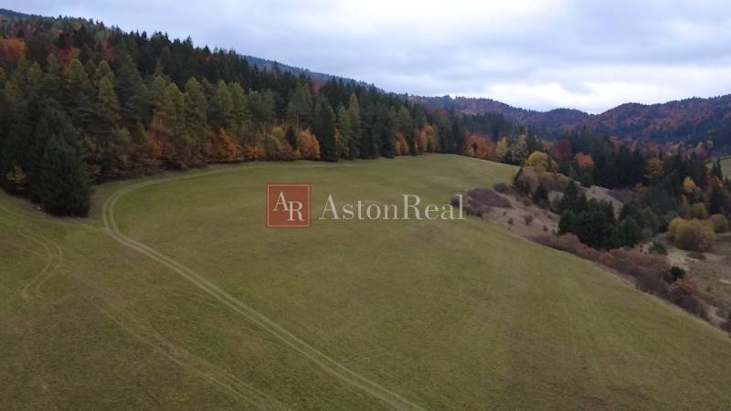 Hills with forest on Recreational grounds in Lazy pod Makytou, Čertov, during autumn.
