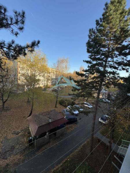 Vajanského Street in Šahy, 3-room apartment in greenery with parking and trees.