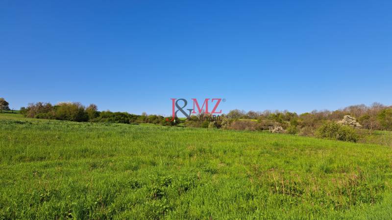 Meadow in Dolné Žemberovce, Residential Land, with a view of greenery and clear skies.