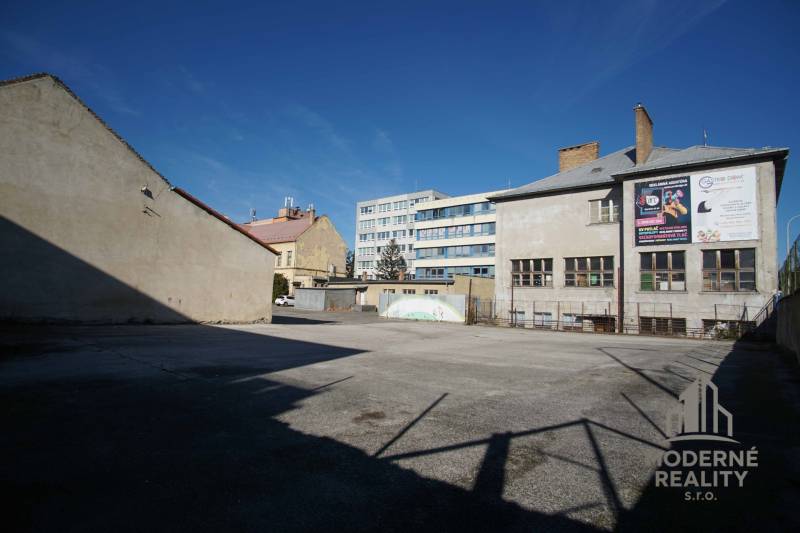 An industrial complex with buildings in Nové Zámky, suitable for residential land.