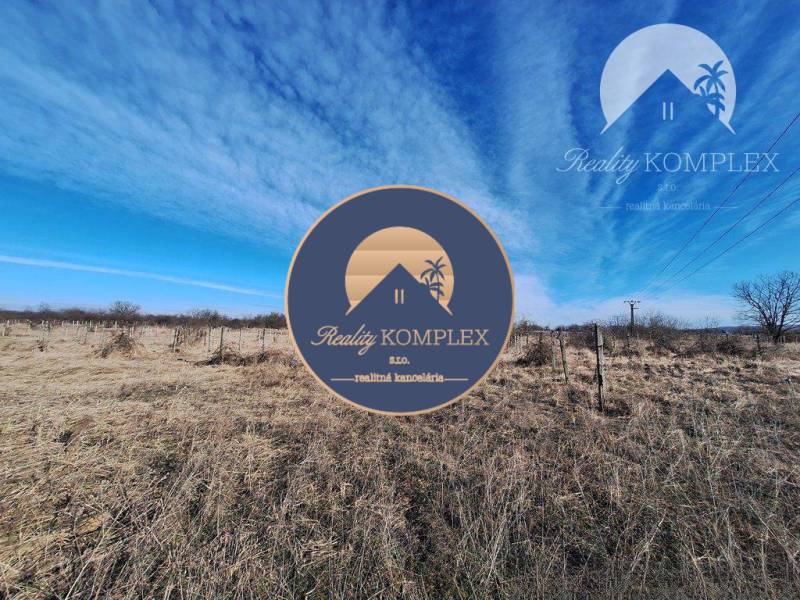 Agricultural and forest land in Radvaň nad Dunajom with open countryside and blue sky.