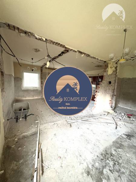 Interior reconstruction in a family house with building materials and tools.