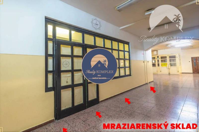 Commercial premises with the sign 