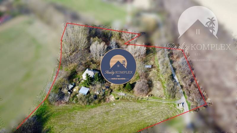 Aerial view of residential plots in Dedina Mládeže.