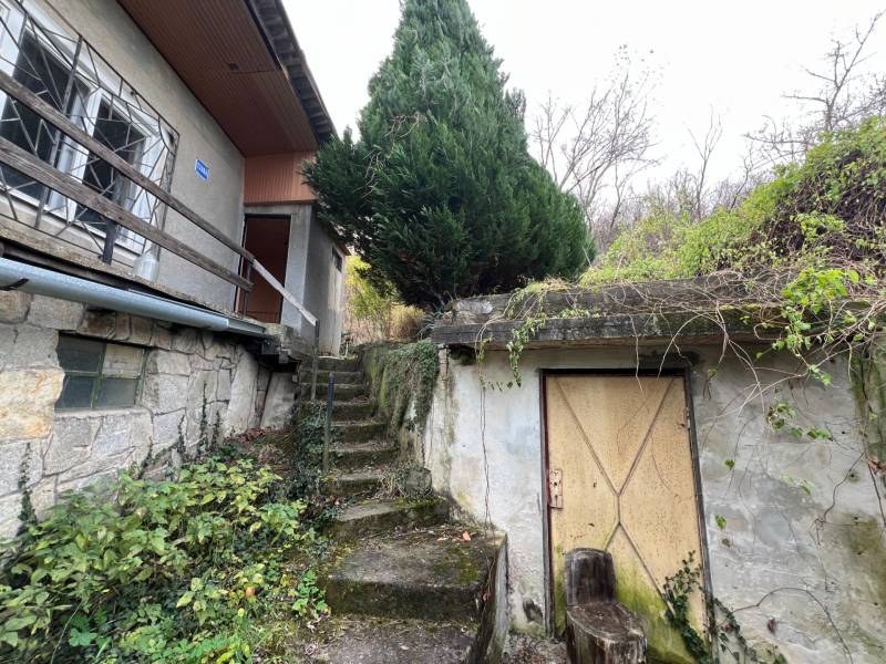 A cottage on Pod Srdcom Street in Bratislava - Devínska Nová Ves, surrounded by greenery.