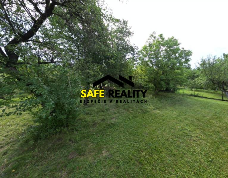 Greenery and trees on a residential plot in Dlhé Pole.
