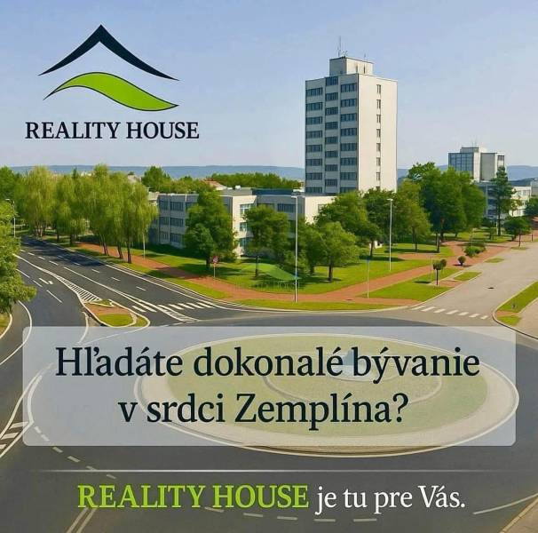 A roundabout surrounded by greenery and apartment buildings in the city of Kaluža, plots - residential.