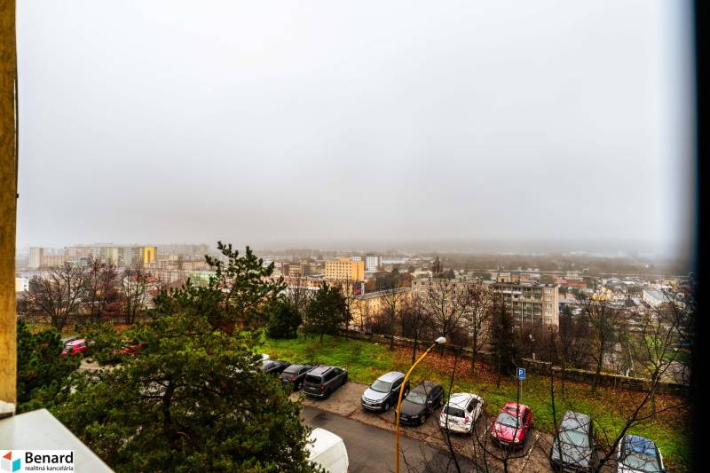 View from the roof of the Juh district in Košice on Užhorodská Street.