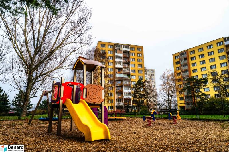 Playground on Užhorodská Street in Košice, Juh district, near 2-room apartments.