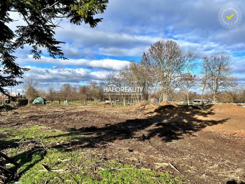 Plots - housing in Ondrejovce with grassy area, trees, and open sky.