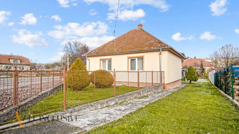 A family house on Nemečkovská Street in Prašice with a front garden and fencing.