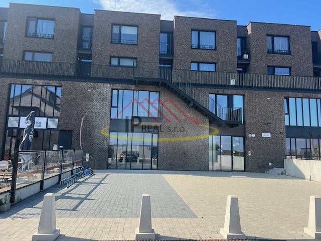 Exterior view of the apartment complex in Bratislava - Jarovce at Námestie pri Sýpke.