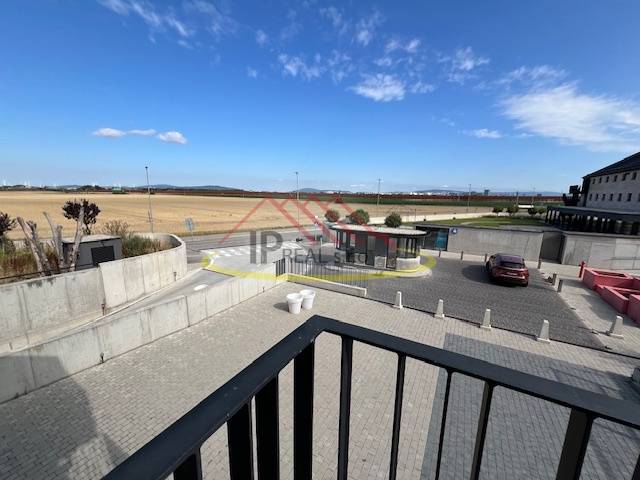 View from the balcony at the Square near the Granary in Bratislava - Jarovce, at a 2-room apartment.