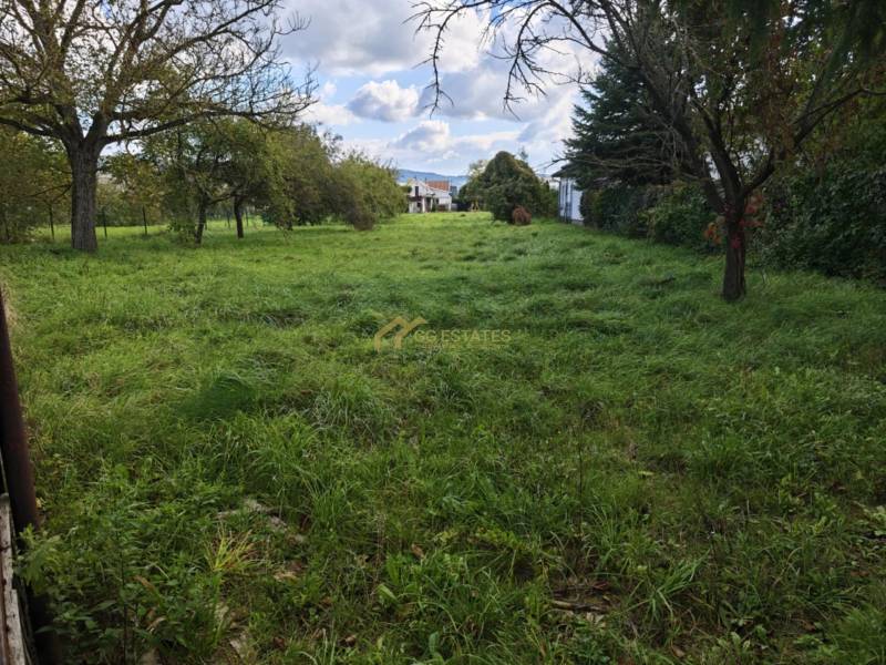 Residential plots in the town of Vranov nad Topľou on Malá Domaša Street with grassy areas.