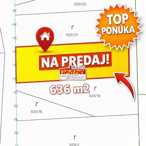 Land for sale in Spišské Tomášovce, size 636 m², great offer!