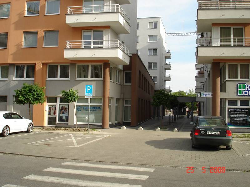 Commercial premises on Komárnická Street in Bratislava - Ružinov, with parking spaces.