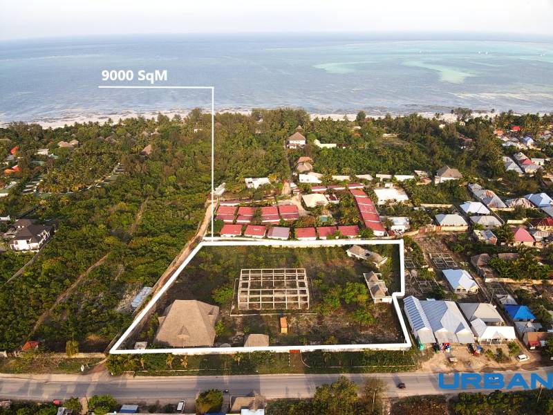 Commercial land in the Jambiani area, Unguja South East, with ocean view.