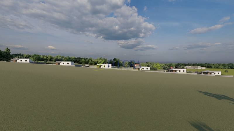 Family houses in the location Pozemky - bývanie, Vranov nad Topľou, Lomnická, with a panoramic view.