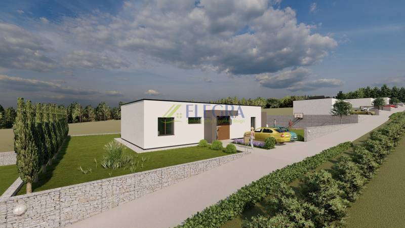 Visualization of a house on Lomnická Street in Vranov nad Topľou, plots - residential.