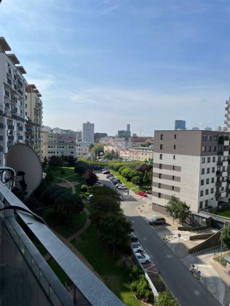 View from the balcony of a 4-room apartment on Jégého Street in Bratislava - Nivy.