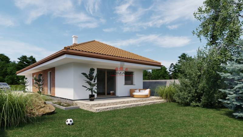 Family house in the town of Veselé on Veselé Street with a terrace and a garden.