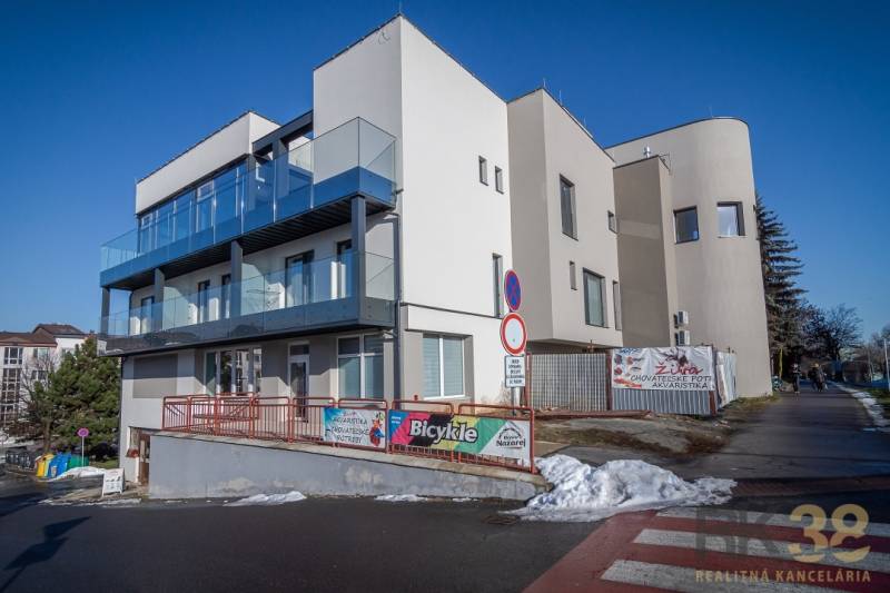 A modern building with spacious balconies on Francisciho Street in Poprad.