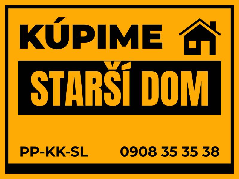 Advertisement for the purchase of an older family house in the districts of PP, KK, SL.