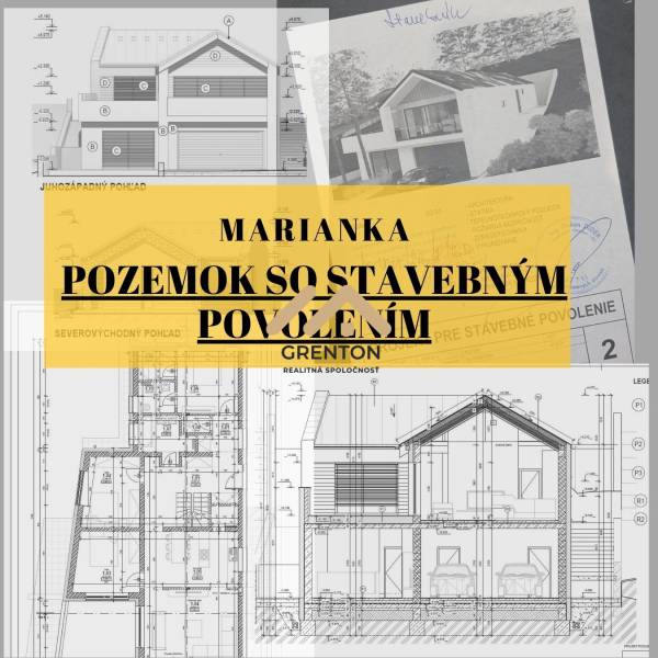 Proposals for construction in Marianka on Potočná Street for Land - housing.