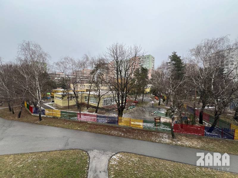 Playground next to the apartment building on Ludmanská Street, Košice - Juh district.