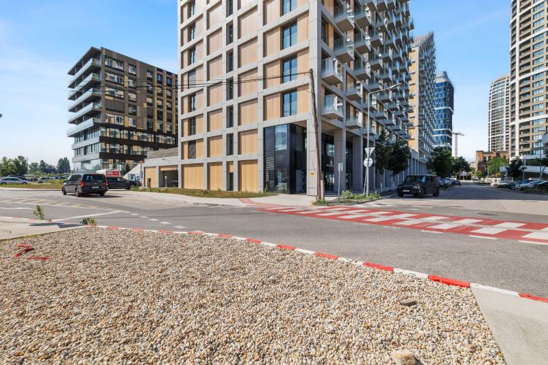 Bottova Street in Bratislava - Old Town with modern architecture buildings for sale.