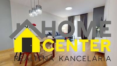 Interior of a 2-room apartment with a wooden decor floor and modern lighting.