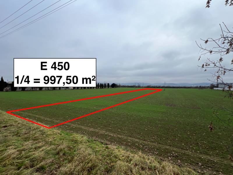 Commercial plots in Pruské, marked for sale, total area 997.50 m².