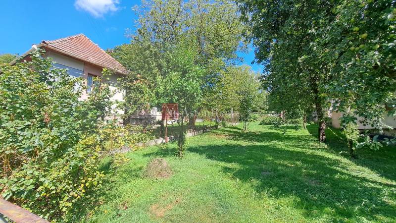 A family house in the village of Kalameny in Ružomberok, surrounded by greenery and fruit trees.