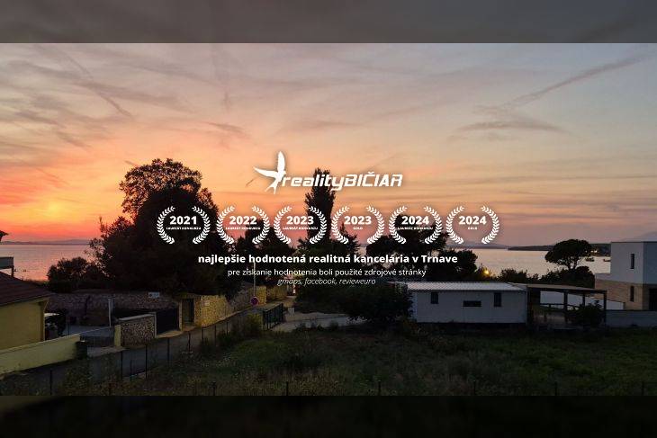 Sunset view in a vacation apartment on Vrsi Street, Vrsi.