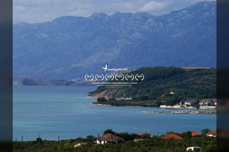 View from Ljubač to the sea and mountains, suitable for plots - housing.