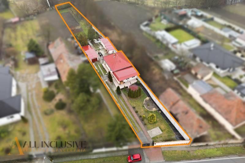 A family house in Čierny Brod with a landscaped yard and garden on a spacious plot.