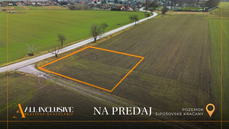 Land for sale in Šipošovské Kračany, Kostolné Kračany, ideal for living.