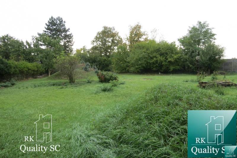 Garden at the family house on Záhumenská Street in Kráľová pri Senci.