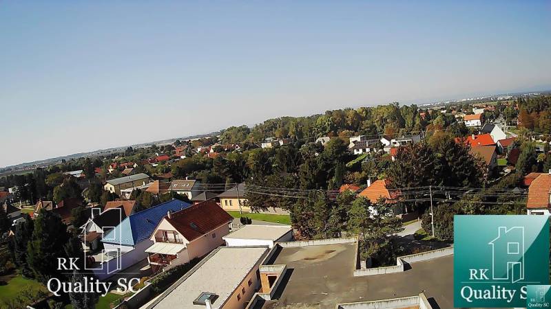 View of family houses in Kráľová pri Senci on Záhumenská Street in Senec.