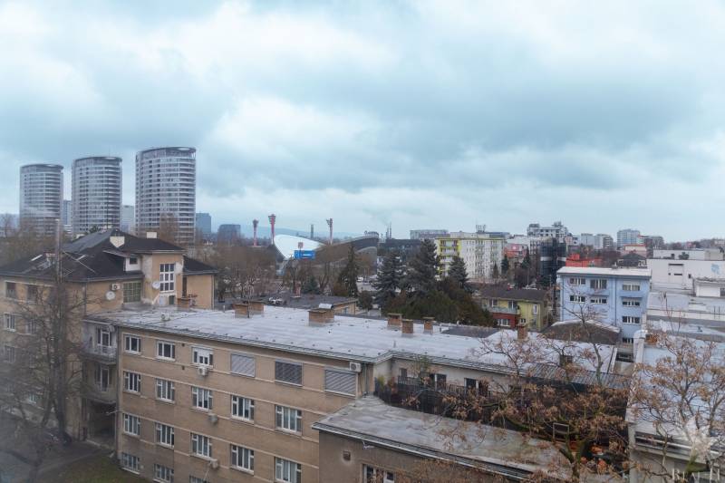 View of Bratislava from Ondavská Street, where a 4-room apartment is located.