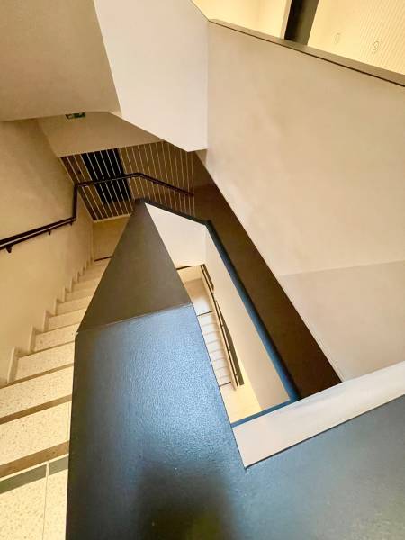Staircase in the building on Košická Street in Bratislava - Old Town.