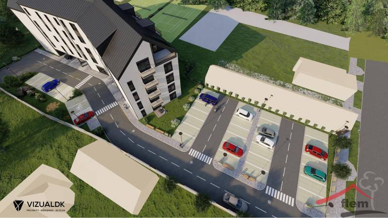 Building with parking on Moravská Street in Vráble, type Land - commercial.