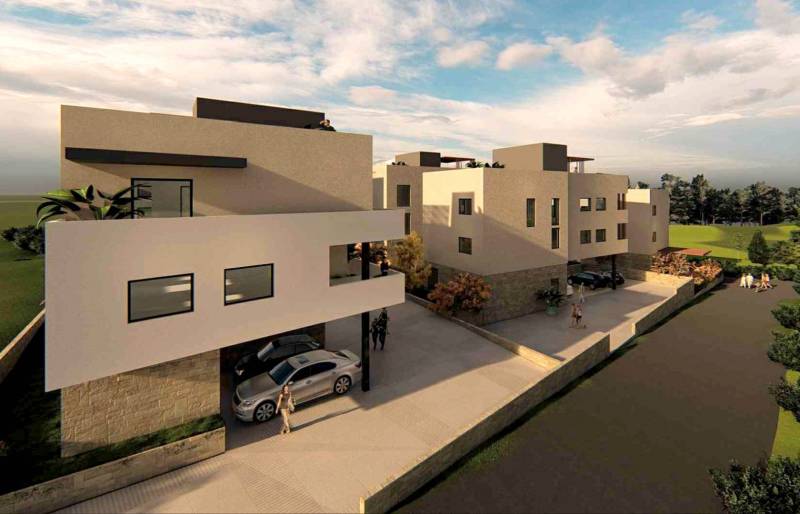 Modern apartments in PETRČANE, 1-bedroom apartment with parking in a peaceful location.