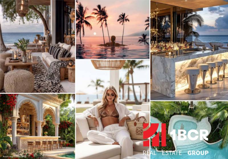 Luxury apartment development by the sea in Pattaya with modern interior and exterior swimming pool.