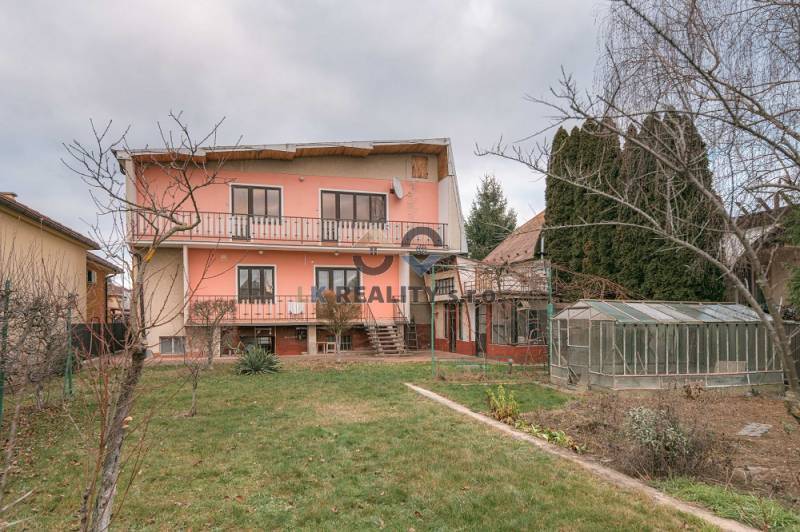 A family house on Kpt. Jaroš Street in Trenčín with a large garden and a greenhouse.